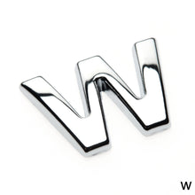 Load image into Gallery viewer, 1Pc 3D Metal Sticker DIY Car Decals Lower Case Letter Number Stickers Waterproof Exterio Alphabet Customize For Motorcycle