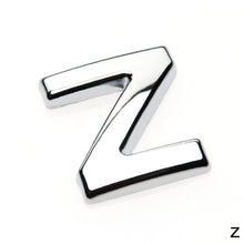 Load image into Gallery viewer, 1Pc 3D Metal Sticker DIY Car Decals Lower Case Letter Number Stickers Waterproof Exterio Alphabet Customize For Motorcycle