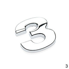 Load image into Gallery viewer, 1Pc 3D Metal Sticker DIY Car Decals Lower Case Letter Number Stickers Waterproof Exterio Alphabet Customize For Motorcycle