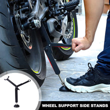 Load image into Gallery viewer, Motorcycle Repairing Wheel Support Side Stands Wheel Lifter Side Stands Kickstand Bike Balancing Tool Motorbike Accessories