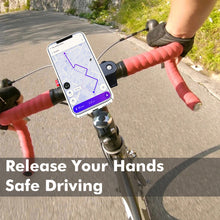 Load image into Gallery viewer, Universal Motorcycle Electric Bicycle Phone Holder Bracket Quick Mount Cycling Bike
