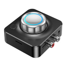 Load image into Gallery viewer, 3D Bass Stereo Wireless Audio Transmitter Dual Dhannel TF Card RCA 3.5mm 3.5 AUX Bluetooth-compatible 5.0 Music Speaker Adapter