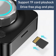 Load image into Gallery viewer, 3D Bass Stereo Wireless Audio Transmitter Dual Dhannel TF Card RCA 3.5mm 3.5 AUX Bluetooth-compatible 5.0 Music Speaker Adapter