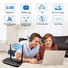 Load image into Gallery viewer, AUX Bluetooth-compatible 5.0 Audio Adapter Wireless Audio Transmitter Receiver Support Digital Optical/3.5MM AUX RCA Audio