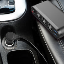 Load image into Gallery viewer, 3USB QC3.0 Quick Qharger PD 120W Car Cigarette Lighter Adapter Splitter Voltmeter Digital Display 4 Port Socket Converter