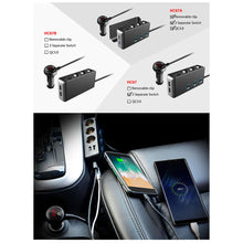 Load image into Gallery viewer, 120W Car Cigarette Lighter Distributor QC3.0 Quick Charge Splitter 4 USB LED Voltage Display 12V/24V Universal Power Adapter