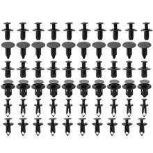 Load image into Gallery viewer, 6 Size 60Pcs Auto Fastener Clips Vehicle Retainer Rivet Door Panel Fender Liner Bumper Fender Trim Plastic Mixed Car Clips