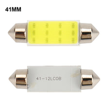 Load image into Gallery viewer, 10Pcs White COB C5W Car Auto Festoon Dome Interior LED Lights Lamp Map Roof Reading Bulb Plate lamps Bulb DC12V 31/36/39/41MM