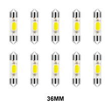 Load image into Gallery viewer, 10Pcs 12V Auto White 31mm 36mm 39mm 41mm C5W C10W LED Bulb Canbus Festoon Led Car Interior Light Dome Reading License Plate Lamp
