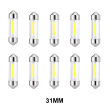 Load image into Gallery viewer, 10 PCS Car LED Festoon Dome 31mm 36mm 39mm 41mm C5W Car Light Bulbs 6000k White Reading License Plate Lamp 12V Led Light Bulb