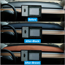 Load image into Gallery viewer, Dashboard Mat Sunshade Dustproof Non-slip Dashmat Flannel Pad Car Accessories for Tesla Model 3 Y 2017 2018 2019 2020 2021