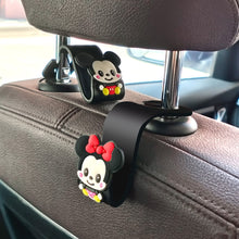 Load image into Gallery viewer, Cute Cartoon Car Seat Back Hook Hidden Multifunctional Storage Holder Hanger Practical Rear Seat Portable Car Supplies