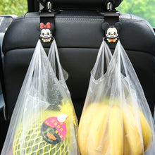 Load image into Gallery viewer, Cute Cartoon Car Seat Back Hook Hidden Multifunctional Storage Holder Hanger Practical Rear Seat Portable Car Supplies