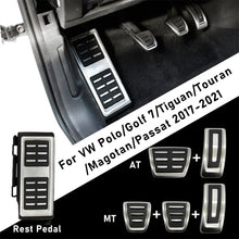 Load image into Gallery viewer, A/M Auto Car Pedals Foot Fuel Brake Clutch Cover for Volkswagen VW Polo A05 Golf 7 Tiguan Touran Magotan 2017-2021