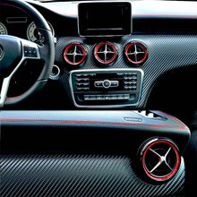 Load image into Gallery viewer, 5Pcs Auto Car Air Conditioner Vent Outlet Sticker Knob Trim Cover Decoration Ring For Mercedes Benz A/B/GLA/CLA