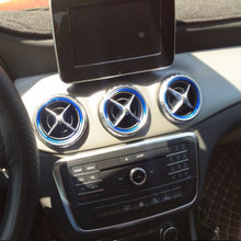 Load image into Gallery viewer, 5Pcs Auto Car Air Conditioner Vent Outlet Sticker Knob Trim Cover Decoration Ring For Mercedes Benz A/B/GLA/CLA