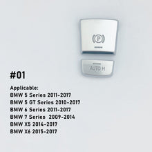 Load image into Gallery viewer, Car Hand Brake Trim Sticker Warning Light button Start/Stop Engine Button Knob Cover Designed For BMW 5 6 7 Series GT5 X3 X4