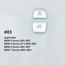 Load image into Gallery viewer, Car Hand Brake Trim Sticker Warning Light button Start/Stop Engine Button Knob Cover Designed For BMW 5 6 7 Series GT5 X3 X4
