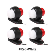Load image into Gallery viewer, 4Pcs 12V-24V Mini Universal Truck Trailer Tail LED Side Marker Lights Turn Signal Safety Warning Lamp Dual-color