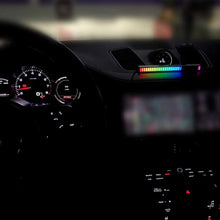 Load image into Gallery viewer, RGB Sound Control Rhythm Ambient Light 32LED Colorful Strip Light Rechargeable Bar Car Computer Home Audio Music Atmosphere Lamp