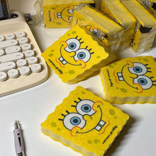 Load image into Gallery viewer, Cute Cartoon Sponge Dish Washer SpongeBob Shape Dishwashing Cloth Pot Brush Foam Kitchen Cleaning Tool
