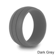 Load image into Gallery viewer, Fitness Running Gym Silicone Couple Ring Wedding Ring Unisex Outdoor Sports Yoga Ring For Men Women