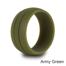 Load image into Gallery viewer, Fitness Running Gym Silicone Couple Ring Wedding Ring Unisex Outdoor Sports Yoga Ring For Men Women