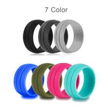 Load image into Gallery viewer, Outdoor Sports Yoga Ring Fitness Running Gym For Men Women Unisex Silicone Couple Ring Wedding Ring