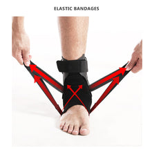 Load image into Gallery viewer, Ankle Support Brace Protector PP Plate Pressurized Fixing Strap Adjustable Sports Sprained Ankle Brace Stabilizer Injury Recover