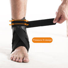Load image into Gallery viewer, Ankle Support Brace Protector PP Plate Pressurized Fixing Strap Adjustable Sports Sprained Ankle Brace Stabilizer Injury Recover