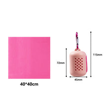 Load image into Gallery viewer, 40x40cm Quick Dry Towel Outdoor Diving Swimming Towel Portable Silicone Sports Yoga Gym Running Travel Cooling Relief Towel