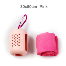 Load image into Gallery viewer, 30x80cm Quick Dry Towel Portable Silicone Cooling Relief Towel For Outdoor Diving Swimming Sports Yoga Gym Running Travel