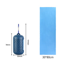 Load image into Gallery viewer, 30x80cm Quick Dry Towel Portable Silicone Cooling Relief Towel For Outdoor Diving Swimming Sports Yoga Gym Running Travel