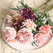 Load image into Gallery viewer, Artificial Flowers Short Branch Crab Claw 2 Fork Pincushion Christmas Garland Vase for Home Wedding Decoration Fake Planting