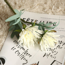 Load image into Gallery viewer, Artificial Flowers Short Branch Crab Claw 2 Fork Pincushion Christmas Garland Vase for Home Wedding Decoration Fake Planting
