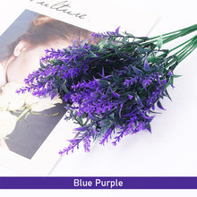 Load image into Gallery viewer, A Bunch of Provence Lavender Plastic Artificial Flowers False Plants Wedding Home Decoration Christmas Table Decoration