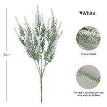 Load image into Gallery viewer, A Bunch of Provence Lavender Plastic Artificial Flowers False Plants Wedding Home Decoration Christmas Table Decoration