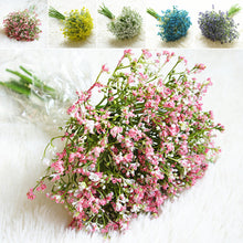 Load image into Gallery viewer, 16Pcs Gypsophila Baby Breath Flower Artificial Flower Fake Flowers Home Wedding Decoration DIY Craft Flowers Home Decor Accessories
