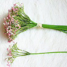 Load image into Gallery viewer, 16Pcs Gypsophila Baby Breath Flower Artificial Flower Fake Flowers Home Wedding Decoration DIY Craft Flowers Home Decor Accessories