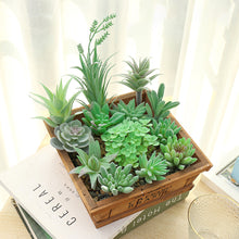 Load image into Gallery viewer, Lifelike Miniature Artificial Fleshy Cactus Plant Figurines Decoration DIY Fairy Garden Micro Landscape Potted Decor
