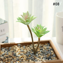 Load image into Gallery viewer, Lifelike Miniature Artificial Fleshy Cactus Plant Figurines Decoration DIY Fairy Garden Micro Landscape Potted Decor