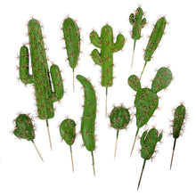 Load image into Gallery viewer, Lifelike Miniature Artificial Fleshy Cactus Plant Figurines Decoration DIY Fairy Garden Micro Landscape Potted Decor