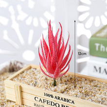 Load image into Gallery viewer, Lifelike Miniature Artificial Zebra Aloe Fleshy Cactus Plant Figurines Decoration DIY Fairy Garden Micro Landscape Potted Decor