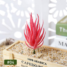 Load image into Gallery viewer, Lifelike Miniature Artificial Zebra Aloe Fleshy Cactus Plant Figurines Decoration DIY Fairy Garden Micro Landscape Potted Decor