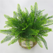 Load image into Gallery viewer, Lifelike Miniature Artificial Persian Grass Fern Leaves Decoration DIY Fairy Garden Micro Landscape Potted Decor
