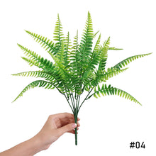 Load image into Gallery viewer, Lifelike Miniature Artificial Persian Grass Fern Leaves Decoration DIY Fairy Garden Micro Landscape Potted Decor