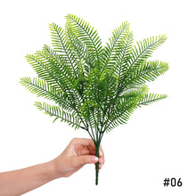 Load image into Gallery viewer, Lifelike Miniature Artificial Persian Grass Fern Leaves Decoration DIY Fairy Garden Micro Landscape Potted Decor