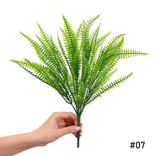 Load image into Gallery viewer, Lifelike Miniature Artificial Persian Grass Fern Leaves Decoration DIY Fairy Garden Micro Landscape Potted Decor