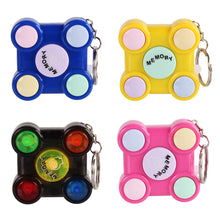 Load image into Gallery viewer, Memory Training Cube Key Chain Magic Rubik's Cube Children Toy Children Puzzle Memory Game LED Light Sound Interactive Toy