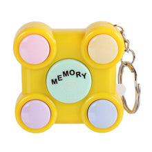 Load image into Gallery viewer, Memory Training Cube Key Chain Magic Rubik's Cube Children Toy Children Puzzle Memory Game LED Light Sound Interactive Toy